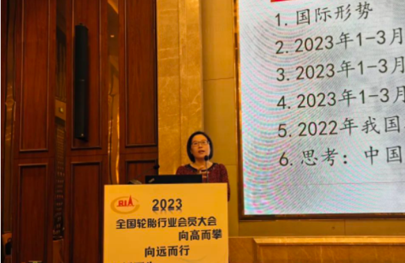 中國橡膠工業(yè)協(xié)會會長徐文英則就中國輪胎市場的內(nèi)外需發(fā)展情況進行了主題演講。通用股份總經(jīng)理程金元則以《走出去”企業(yè)的經(jīng)營思考與建議》為題做了專題報告，強調(diào)了企業(yè)走出國門的重要性以及相應的戰(zhàn)略與戰(zhàn)術。