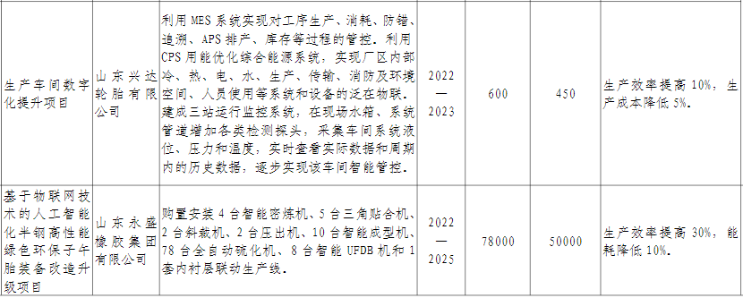廣饒縣輪胎企業(yè)的“智改數(shù)轉(zhuǎn)”計(jì)劃包含三個(gè)主要方面。首先，他們計(jì)劃推進(jìn)關(guān)鍵工序的數(shù)字化，以提高生產(chǎn)過(guò)程的效率和精確度。其次，他們將普及使用企業(yè)資源計(jì)劃(ERP)、制造執(zhí)行系統(tǒng)(MES)和倉(cāng)庫(kù)管理系統(tǒng)(WMS)等數(shù)字化管理系統(tǒng)，以加快生產(chǎn)管理的數(shù)字化改造進(jìn)程。最后，他們將努力構(gòu)建產(chǎn)業(yè)鏈協(xié)同制造體系，以實(shí)現(xiàn)企業(yè)間的協(xié)作與協(xié)同發(fā)展。
