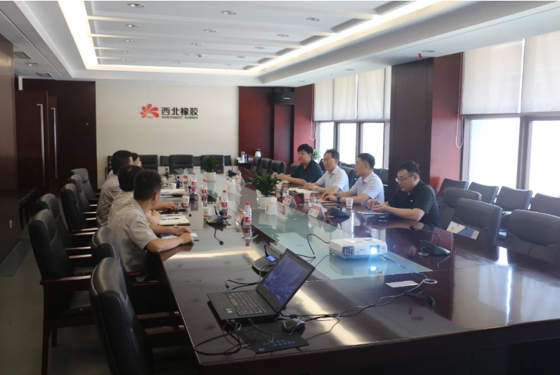 通用技術高新材料副總經理李開占一行前往陜西延長石油西北橡膠有限公司進行了交流訪問。公司副總經理賀莉莉、相關部門負責人陪同。