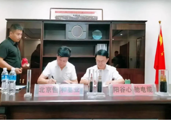 山東陽谷萬里行電纜有限公司迎來了一支重要的訪客團隊。來自北京的恒和基業(yè)建設(shè)發(fā)展有限公司董事長馬國東率領(lǐng)團隊蒞臨該公司進(jìn)行了實地考察，并簽署了一項戰(zhàn)略合作協(xié)議。陽谷萬里行電纜有限公司董事長徐振起以及公司高層對恒和基業(yè)的到訪表示了熱烈的歡迎。雙方領(lǐng)導(dǎo)隨后就各自公司的現(xiàn)狀和未來發(fā)展趨勢進(jìn)行了詳細(xì)介紹。