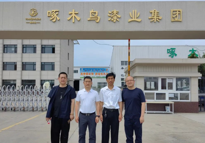 楊錄真董事長向來賓們簡要介紹了啄木鳥漆業(yè)集團的整體情況、發(fā)展歷程、技術(shù)研發(fā)、市場布局以及產(chǎn)品應用和工程領(lǐng)域等方面。他表示，啄木鳥漆業(yè)自成立以來，憑借企業(yè)的科技研發(fā)實力和生產(chǎn)能力，一直致力于為市場提供優(yōu)質(zhì)的產(chǎn)品和服務。