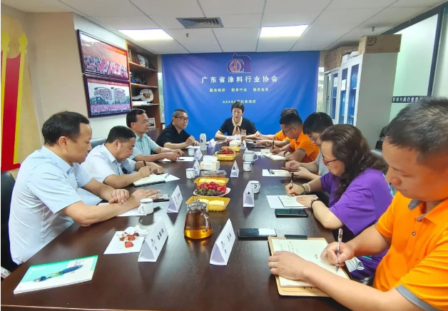 中國涂料工業(yè)協(xié)會名譽會長孫蓮英一行到廣東深入調(diào)研