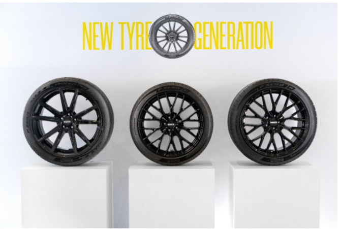 三款新品輪胎展現(xiàn)了其獨(dú)特的研發(fā)成果。倍耐力P Zero E是其中之一，該輪胎采用了倍耐力自主研發(fā)的