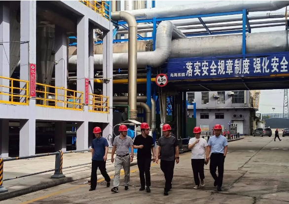 黑貓集團(tuán)黨委委員徐熠一行赴烏海黑貓調(diào)研指導(dǎo)