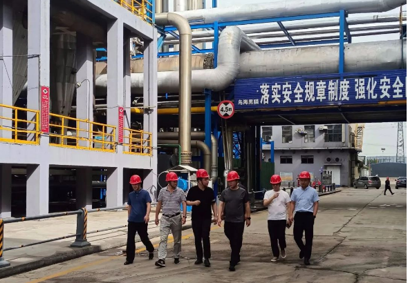 黑貓集團(tuán)總工程師徐熠一行蒞臨烏海黑貓調(diào)研