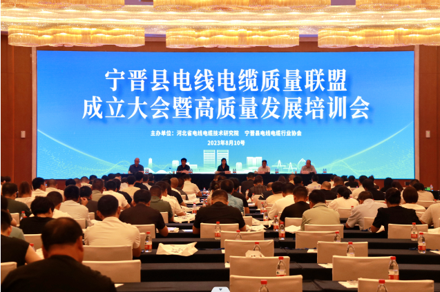 寧晉縣電線電纜質(zhì)量聯(lián)盟成立大會(huì)暨高質(zhì)量發(fā)展培訓(xùn)會(huì)召開