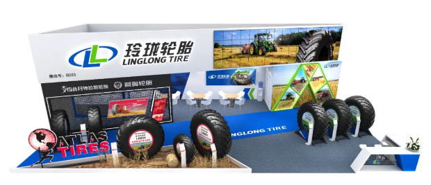 針對本次展會，玲瓏輪胎表示，根據(jù)國內(nèi)多元化的農(nóng)機(jī)需求，特別挑選了農(nóng)業(yè)子午胎和農(nóng)業(yè)斜交胎兩大系列中的8款產(chǎn)品進(jìn)行展示，其中包括拖拉機(jī)輪胎、聯(lián)合收割機(jī)輪胎、拖車輪胎、打捆機(jī)輪胎等現(xiàn)代農(nóng)業(yè)中常用的輪胎產(chǎn)品。這些展品具備高牽引性、高穩(wěn)定性和高舒適性等卓越性能，能夠有效提高農(nóng)機(jī)的作業(yè)效率。