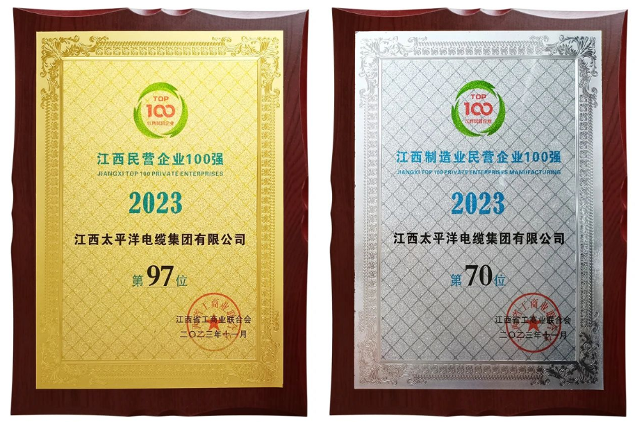 江西省人民政府新聞辦公室與江西省工商業(yè)聯(lián)合會攜手主辦的2023年江西民營企業(yè)100強發(fā)布會于11月3日盛大舉行。在這次發(fā)布會上，江西太平洋集團(tuán)榮登“江西民營企業(yè)100強”以及“江西制造業(yè)民營企業(yè)100強”榜單。